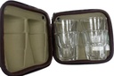 Set of 4 Large Cups with Light Brown Bag from Alrimaya #22-4150