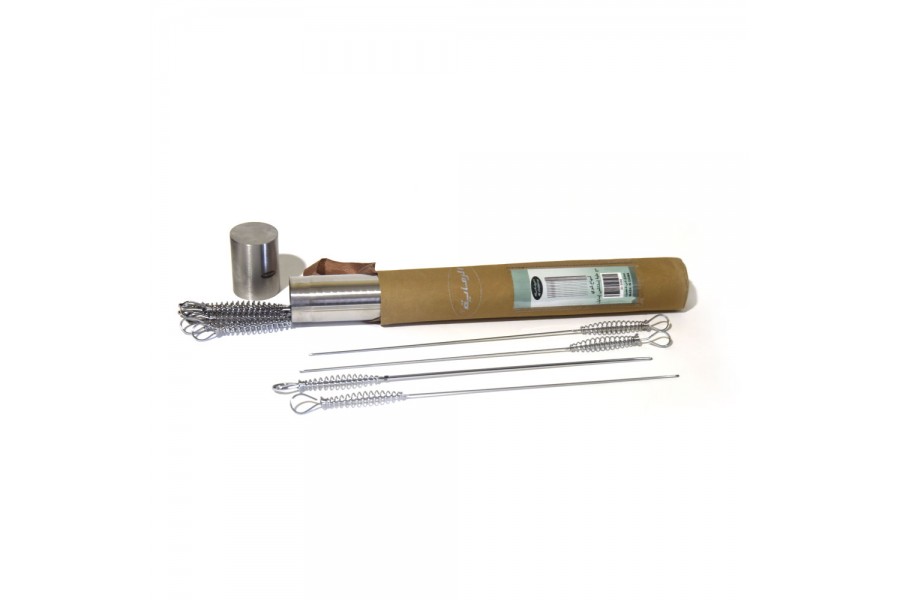 Small BBQ skewers with stainless steel box RIMAYA