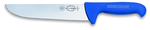 [00239] F.Dick ERGOGRIP Butcher Knife 21 cm Blue Handle #82348211