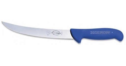 [00258] F.Dick Butcher Knife ErgoGrip 18cm Blue #8242518