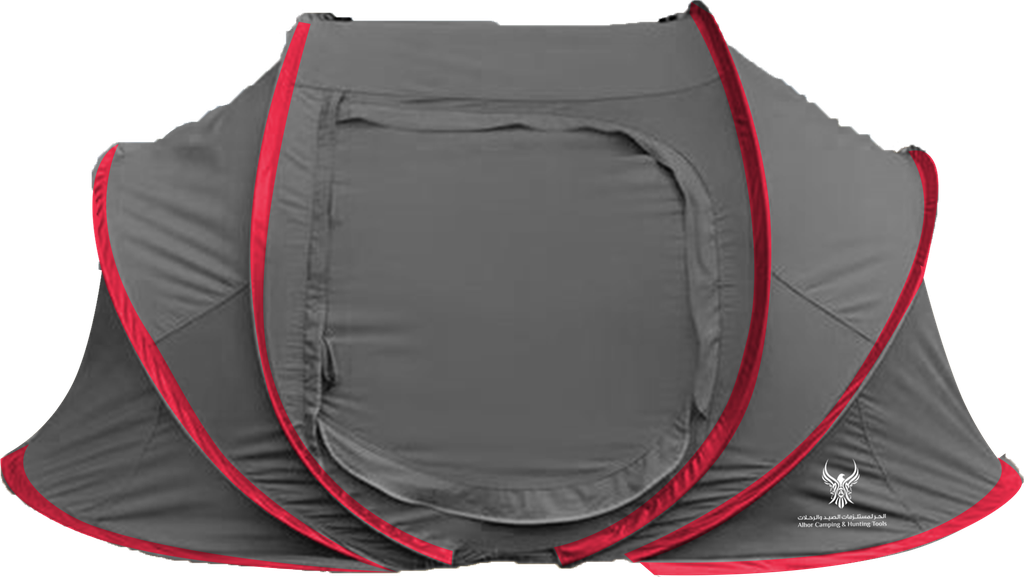 AL KHATM TENT COLOR GREY & RED FROM ALHOR SIZE 240*140*114 cm