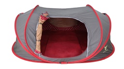 [02824] BANI YAS TENT COLOR GREY & RED FROM ALHOR SIZE 300*200*115 cm