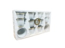 White Plain Cup Set Of 12 Pieces Omega O-ACC120/RYL