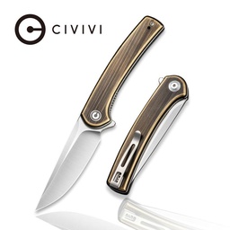 [02983] CIVIVI Mini Asticus Linerlock Brass #C19026B-2