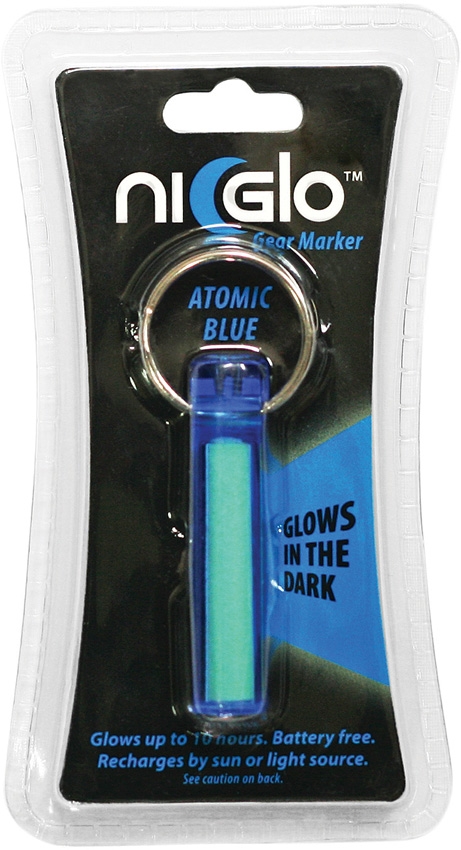 Ni-Glo Solar Gear Marker Atomic Keychain