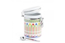 CANISTER WITH SPOON  1200ML - WHITE FROM AL-RIMAYA #22-3349
