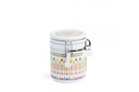 CANISTER WITH SPOON  800ML - WHITE FROM AL-RIMAYA #22-3345