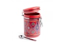 CANISTER WITH SPOON  1200ML - RED FROM AL-RIMAYA #22-3350