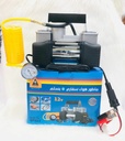 2 CYLINDER AIR COMPRESSOR SILVER 12V - ABO JAMAL 