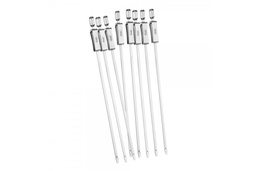 [01399] Stainless Steel BBQ skewers set Of 8 pcs with Bag From Alrimaya #22-3655