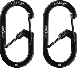 [02640] Nite Ize Two Pack Carabiner No 1 #GS1-01-2R6