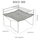 Portable Mesh Fire Pit with Cooking Grate with Bag #SOLO-303