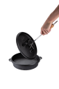 Stainless Steel Lid Lifter with Wood Handle #MS-34