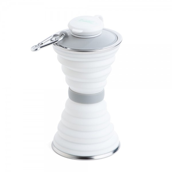 Foldable Travel Bottle - White From Alrimaya #22-3586