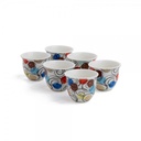 6pcs coffee cup set 100cc #22-3702