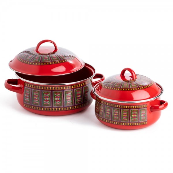Ghadar Casserole Pot 2.8 L - Red From Alrimaya #22-3827