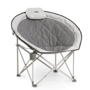 PADDED ROUND COZY  CHAIR GREY #40025