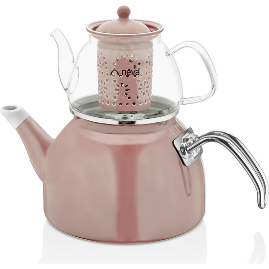 Samawer Tea Pot with Stainless Steel Handle 