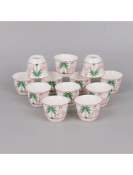 [05151] Set of 12 pcs set Coffee Cups karam Medium from Alsaif #K692246-M