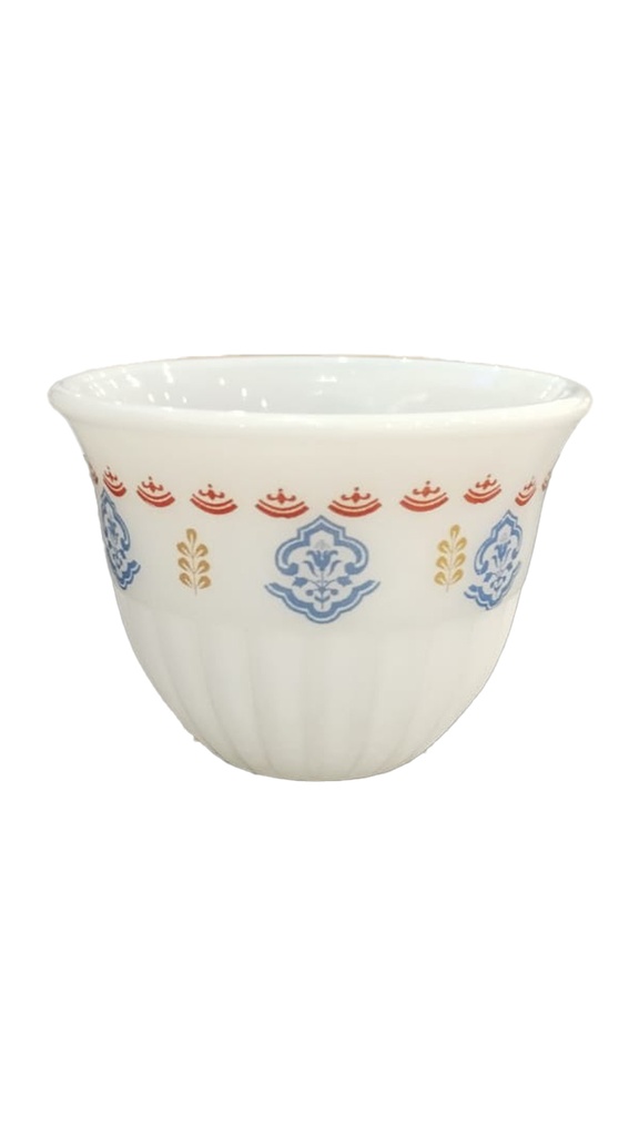Set of 12 pcs Coffee Cups Alkaif  Medium Korian Made from Alsaif #K65180-4-M