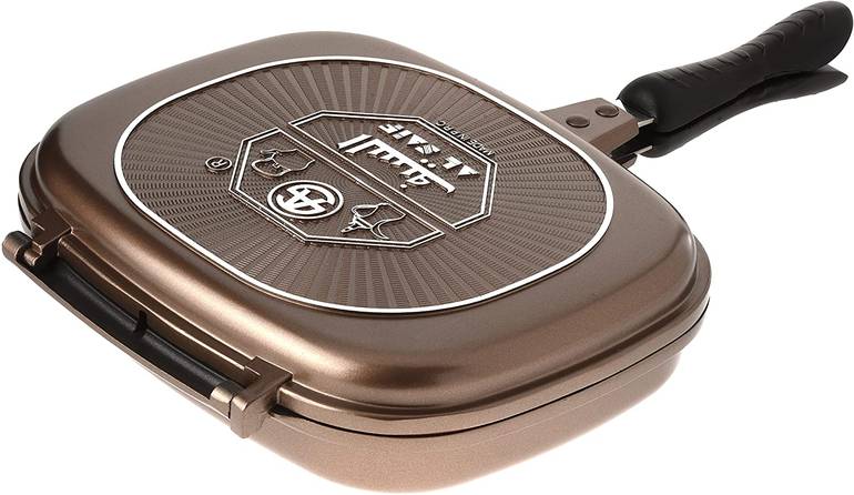 Smart Double Grill Pan - With Magnetic Handle #91237