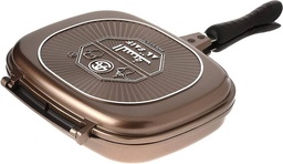 [05180] Smart Double Grill Pan - With Magnetic Handle #91237 (32 cm)