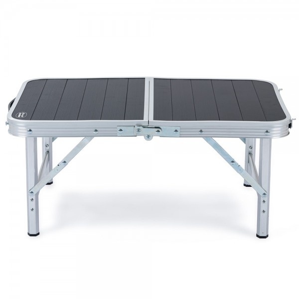FOLDING TABLE SIZE 61*40*25 CM - BLACK & SILVER FROM AL RIMAYA #22-3885