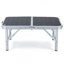 FOLDING TABLE SIZE 61*40*25 CM - BLACK & SILVER FROM AL RIMAYA #22-3885