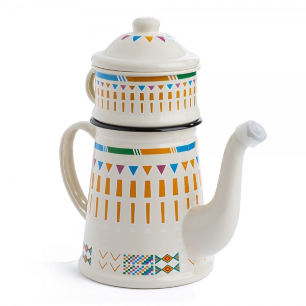 GHADAR KETTLE WITH FILTER 2 LITER - CREAM FROM AL-RIMAYA #22-3900
