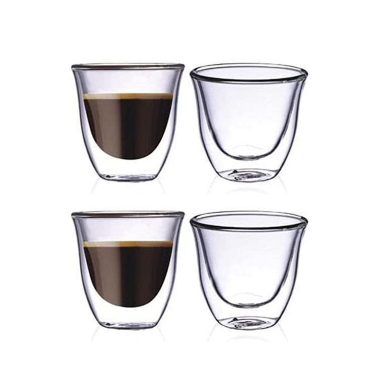Neoflam Double Wall Coffee Glass Set of 4 - 70 ml