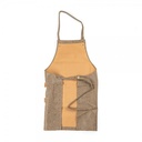 APRON - ARTIFICIAL  LEATHER FROM AL-RIMAYA #22-3428