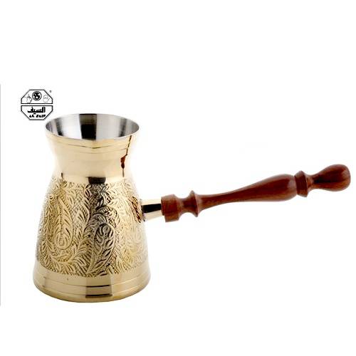 [05632] ركوة القهوة التركية نحاس هندي من السيف #7711 (1 cup)