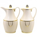 Deva Thermos 2 pcs set of 1 Liter from Alsaif pearly & Gold #k191592-2MIVYG