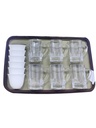 GAHWA & 6PCS TEA  GLASS - DARK BROWN FROM AL-RIMAYA #22-3943 