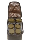 ALHOR COFFEE CLOTH SPICES BAG WITH 6 PCS OF CANS ( LARGE )  #10715A