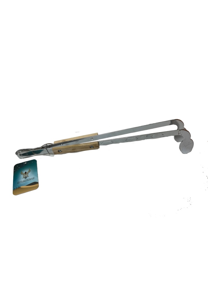 ALHOR BBQ TONGS WITH WOODEN HANDLES #MBJ