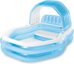 [06099] INTEX Swim Center Sun Shade Family Inflatable Pool Size 2.29*1.91*1.35 m #57186