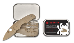 [06284] Spyderco Lil Native C230 Wooden Folding Knife Kit #WDKIT2