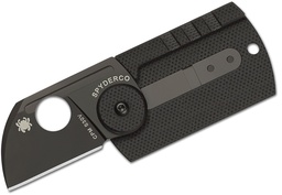 [06302] Spyderco Dog Tag Folder S30V Chisel Ground Blade, Carbon Fiber and G10 Handles #C188CFBBKP