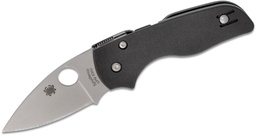 [06306] Spyderco Lil' Native CPM-S30V Satin Plain Blade, Black G10 Handles #C230GP