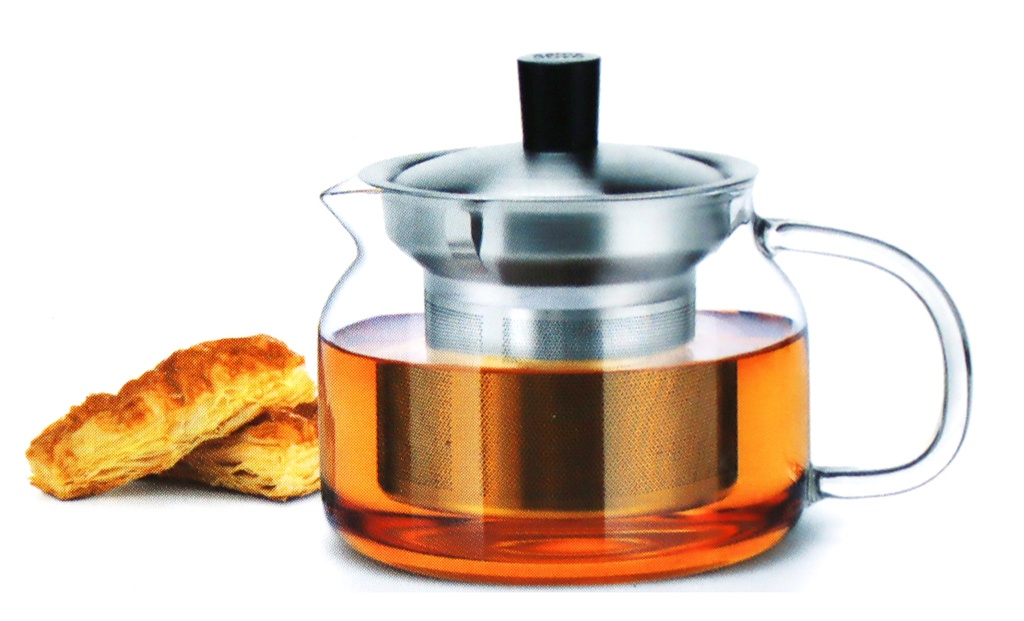 Glass Tea Pot Capacity 400ml from Alsaif #96090/1/1