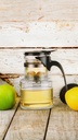 Al Samadoy Heat Resistant Glass Tea Pot with plastic handle #96094/5