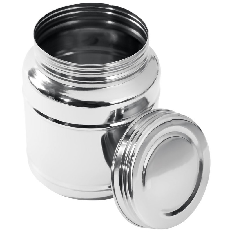 STAINLESS STEEL CANISTER FROM ALRIMAYA #22-252