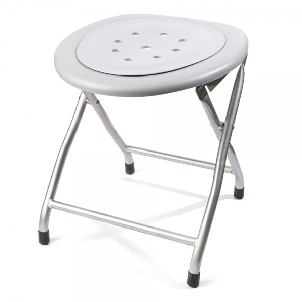 GREY FOLDABLE TOILET CHAIR FROM ALRIMAYA #22-3587