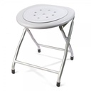 GREY FOLDABLE TOILET CHAIR FROM ALRIMAYA #22-3587