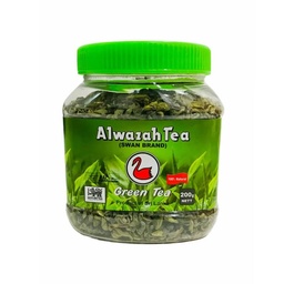 [07072] Alwazah Green Tea Plastic Can 200 gm