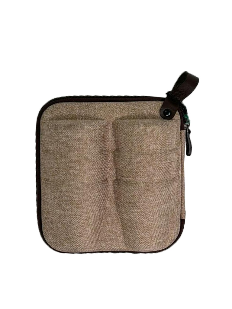 Set of 6 Large Cups with Light Brown Bag from Alrimaya #22-4153