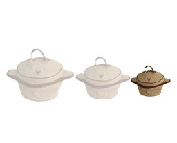 [07711] ALHOR PRESSURE COOKER COVER WOODEN CLOTH #1086 (SMALL)