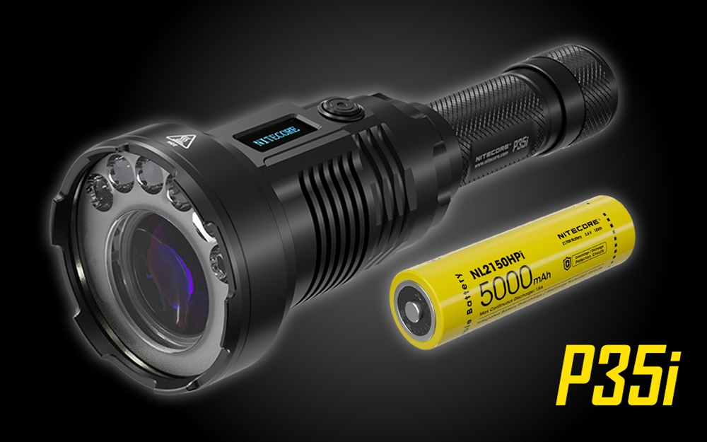 Nitecore P35i 3000 Lumen 1804 Yard Rechargeable LEP Flashlight