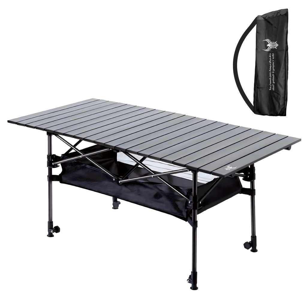 ALHOR ADJUSTABLE FOLDING TABLE SIZE 120*55*50-95 CM